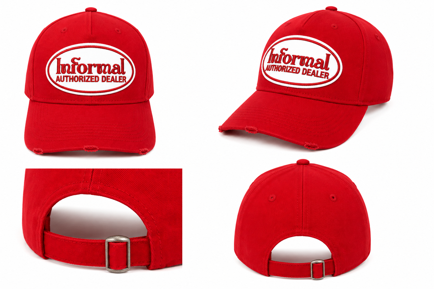 Distressed Authorized Dealer Cap - Informal Clothing