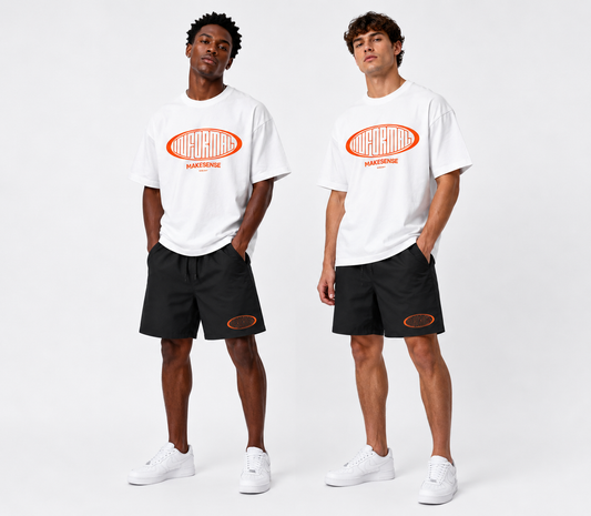 MAKE SENSE WHITE/T-SHIRT