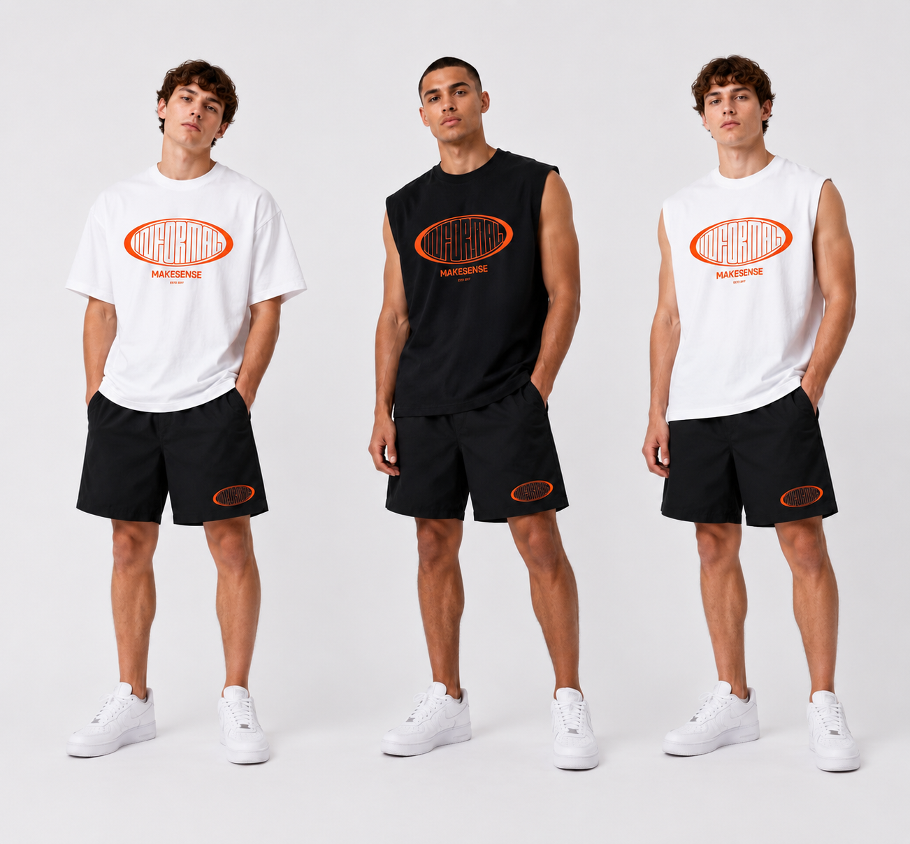 MAKE SENSE WHITE/T-SHIRT