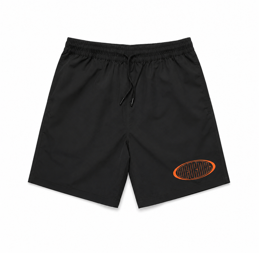 INFORMAL Makesense Shorts – Black/Orange