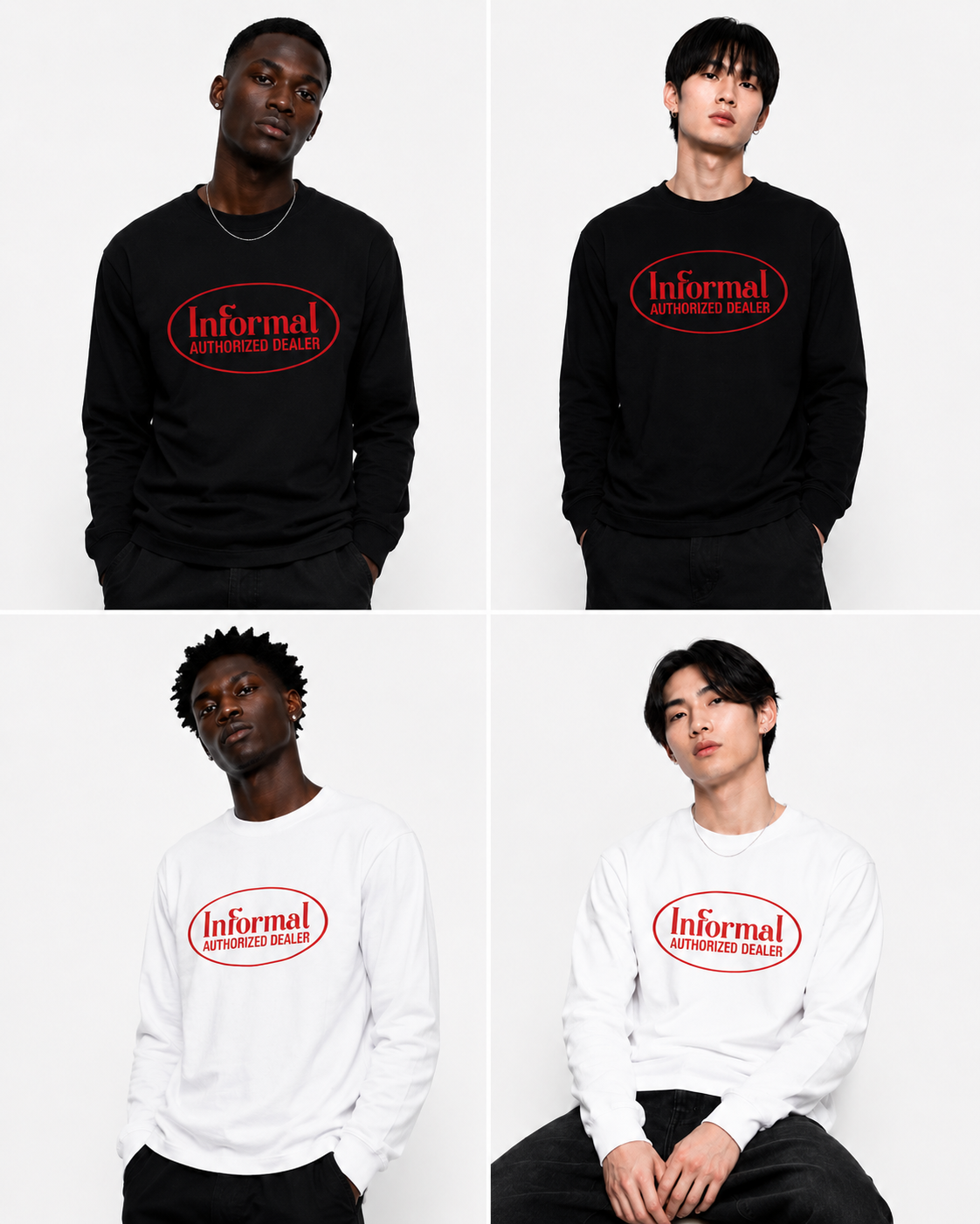 INFORMAL AUTHORIZED DEALER LONG SLEEVE T-SHIRT - Informal Clothing
