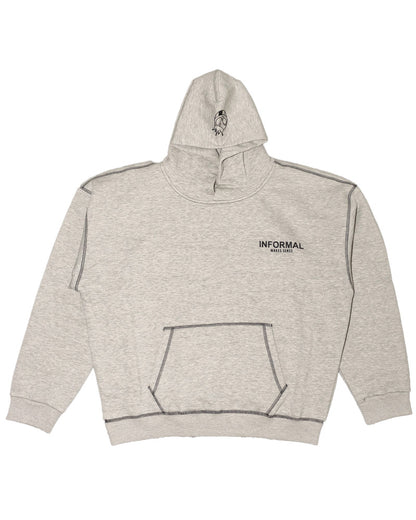 OVERSIZED - LIGHT GREY SHORT SET WOMENS - Informal Clothing